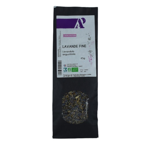 Fleurs de Lavande Fine alimentaire BIO 45grs AP