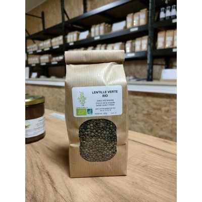 Lentilles Vertes BIO - 500g - GAEC Archange