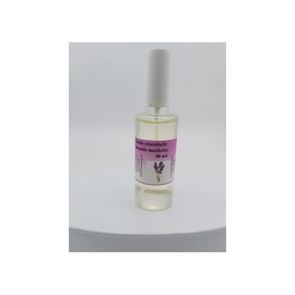 Huile essentielle Lavande. Maillette 50ml .Vaporisateur