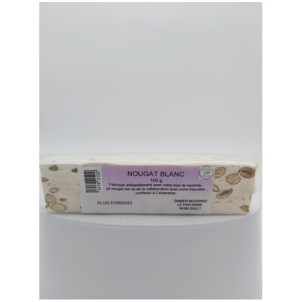 Nougat Blanc 100g La Pantarine