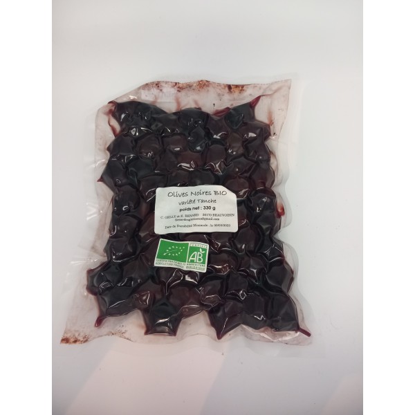 olives noires variété TANCHE ( de nyons )