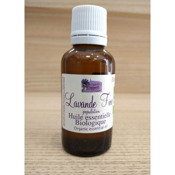 Huile essentielle de lavande Fine bio 30ml GAEC Champelle