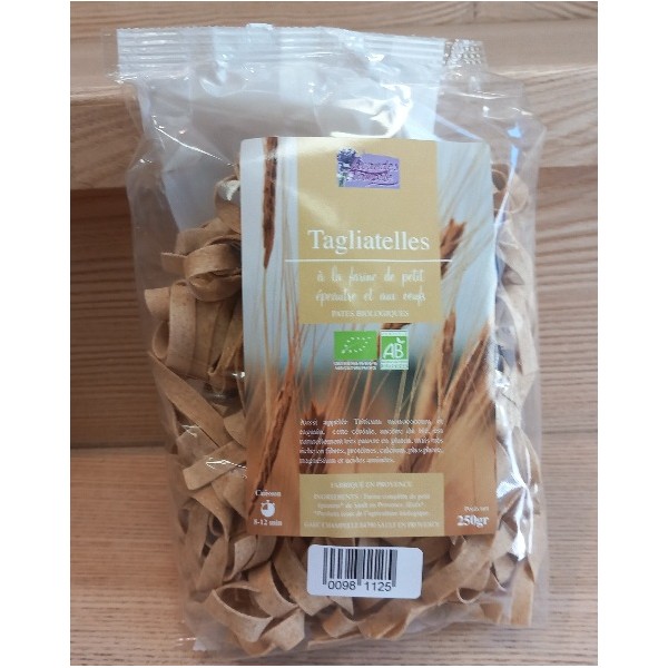 Tagliatelles Petit Epeautre BIO - 250g - Les Lavandes de Champelle
