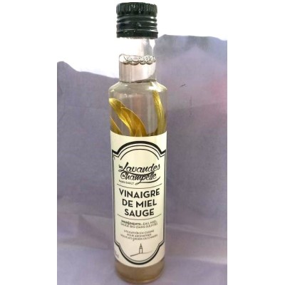 Vinaigre de Miel Sauge - 250ml - Les Lavandes de Champelle