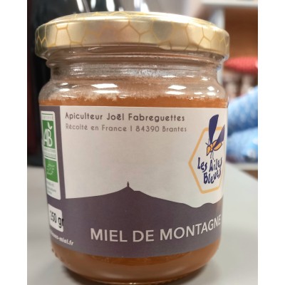 Miel de Montagne BIO - 250g - Les Ailes Bleues