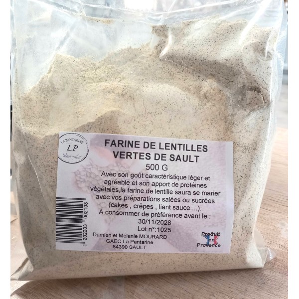 Farine de Lentilles La Pantarine 500g