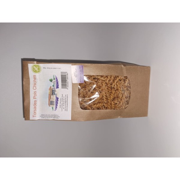 Pâtes Macaronis  à la Farine de Pois Chiches 250g