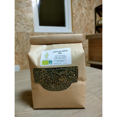 Lentilles Vertes Bio 1kg