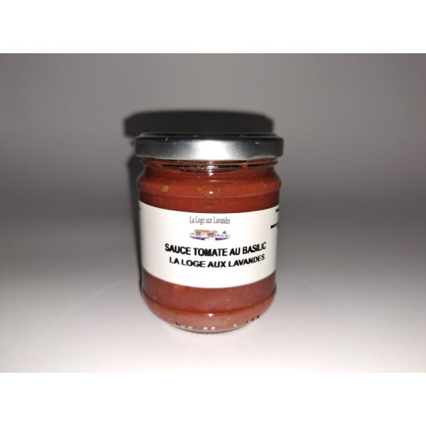 Sauce Tomate Basilic 185g La loge aux lavande